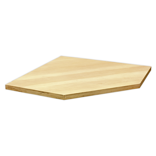 Superline Pro APMS60PW Superline PRO® Pressed Wood Worktop for Modular Corner Cabinet 865mm