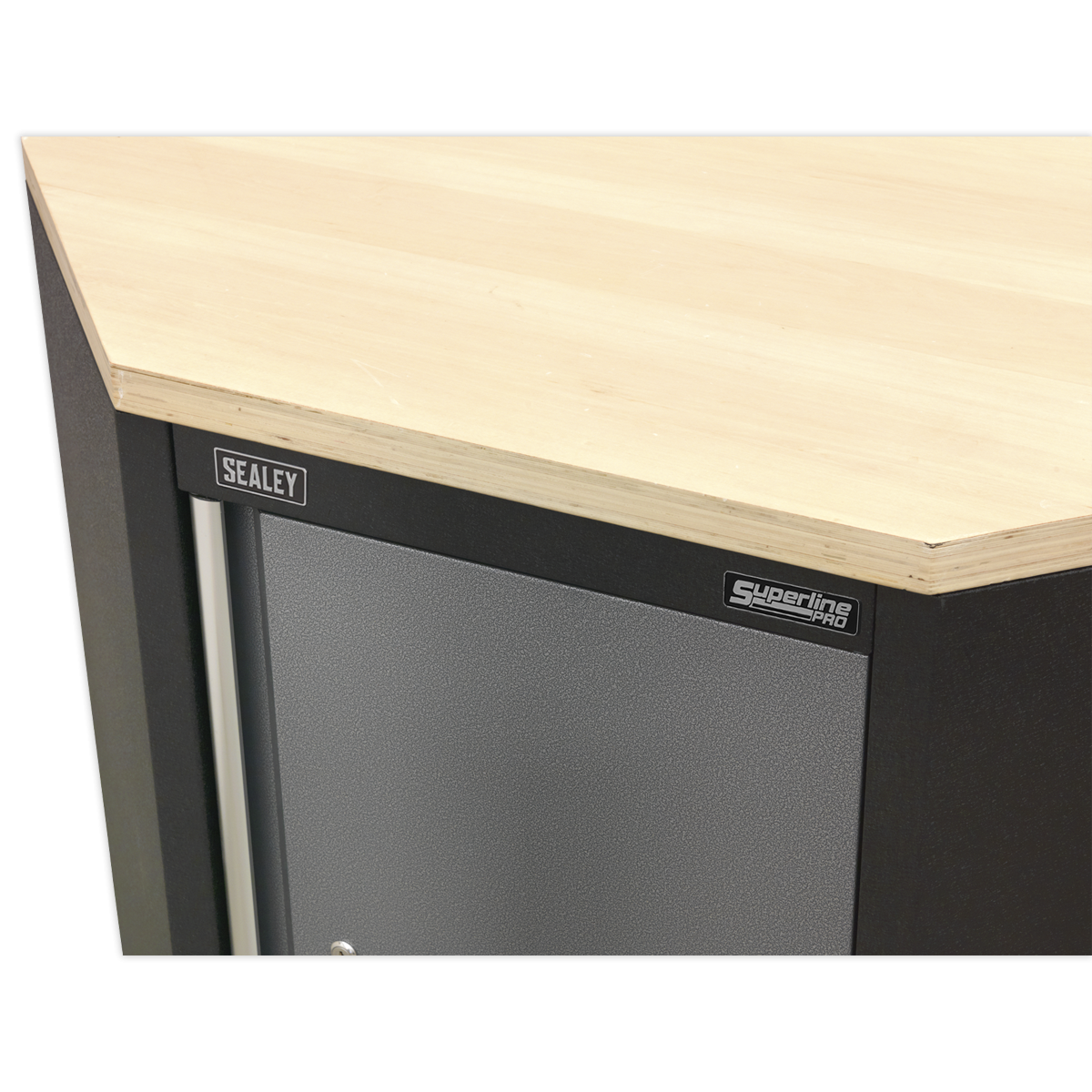 Superline Pro APMS60PW Superline PRO® Pressed Wood Worktop for Modular Corner Cabinet 865mm
