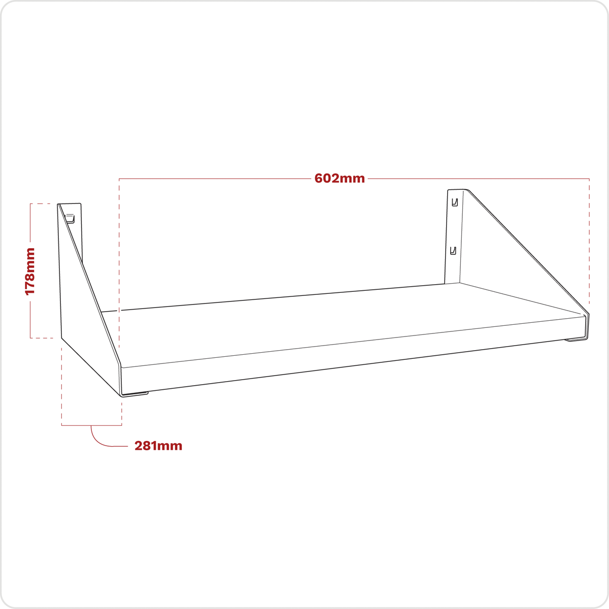 Superline Pro APMS70 Superline PRO® Modular Shelf