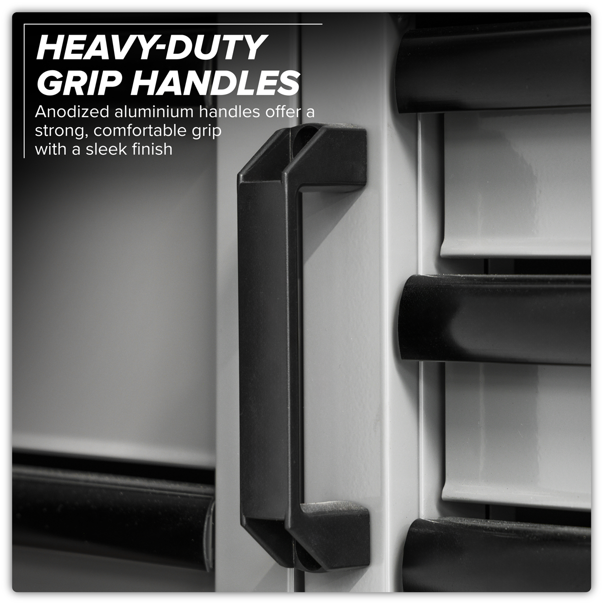 Superline Pro APMSBESTACK01SS Superline PRO® Black Edition Storage System with Stainless Worktop 3.24m