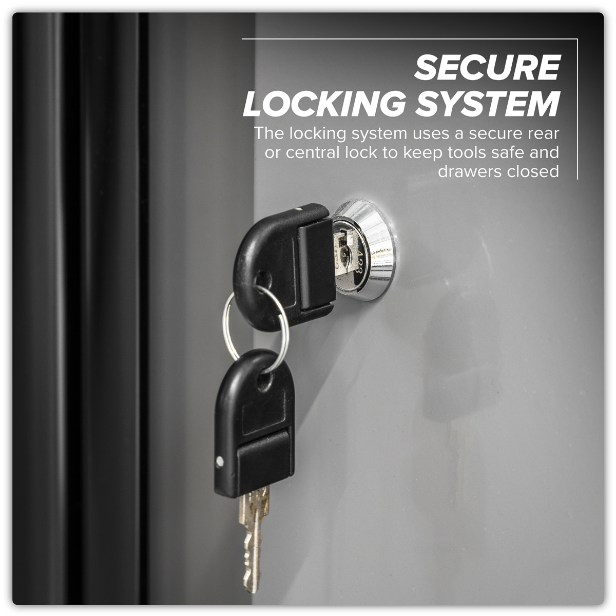 Superline Pro APMSBESTACK01SS Superline PRO® Black Edition Storage System with Stainless Worktop 3.24m