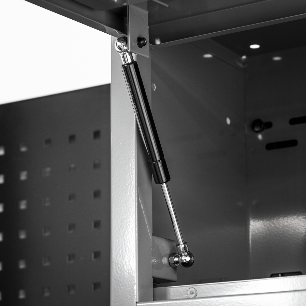 Superline Pro APMSBESTACK03SS Superline PRO® Black Edition Storage System with Stainless Worktop 2.04m