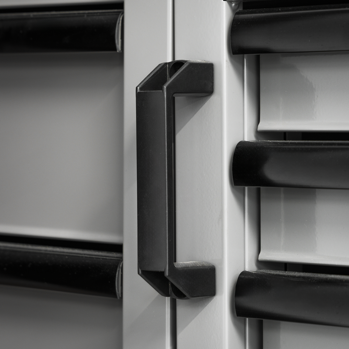 Superline Pro APMSBESTACK03SS Superline PRO® Black Edition Storage System with Stainless Worktop 2.04m