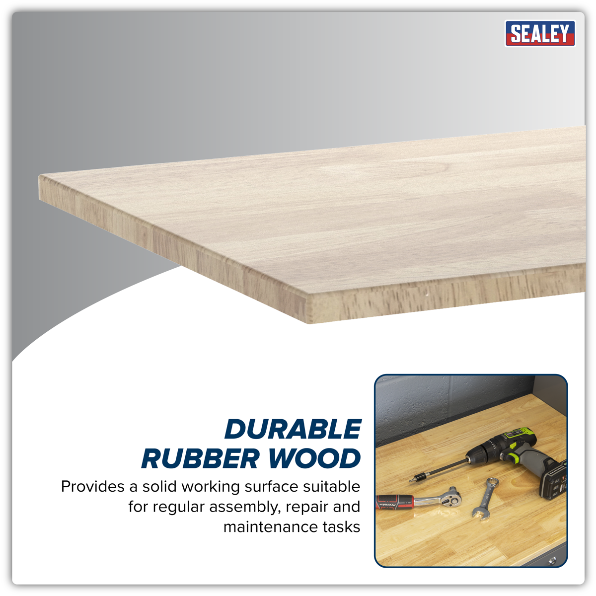 Superline Pro APMSC6 Superline PRO® Rubber Wood Worktop