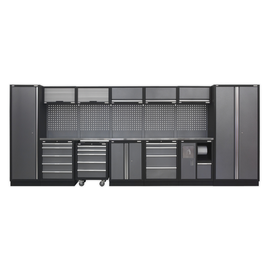 Superline Pro APMSSTACK01SS Superline PRO® Storage System with Stainless Worktop 4.92m
