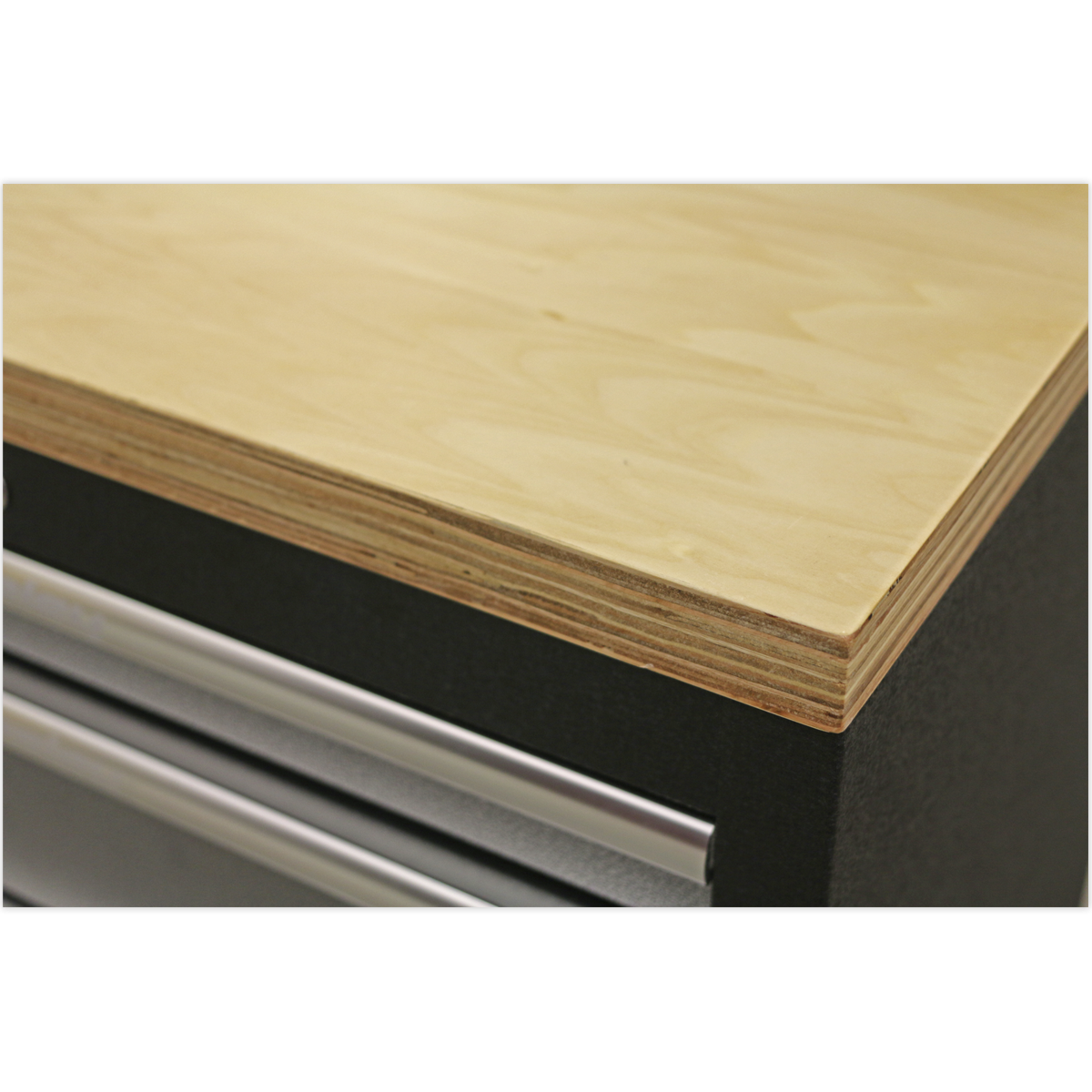 Superline Pro APMSSTACK02W Superline PRO® Storage System with Wood Worktop 1.96m