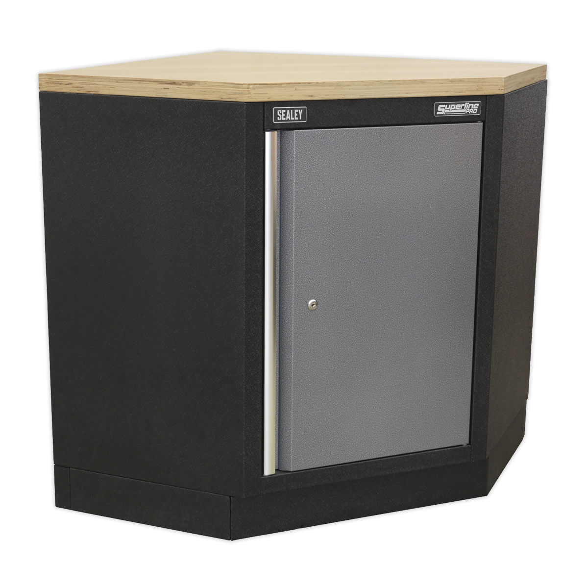 Superline Pro APMSSTACK08W Superline PRO® Corner Storage System with Wood Worktop 1.55m