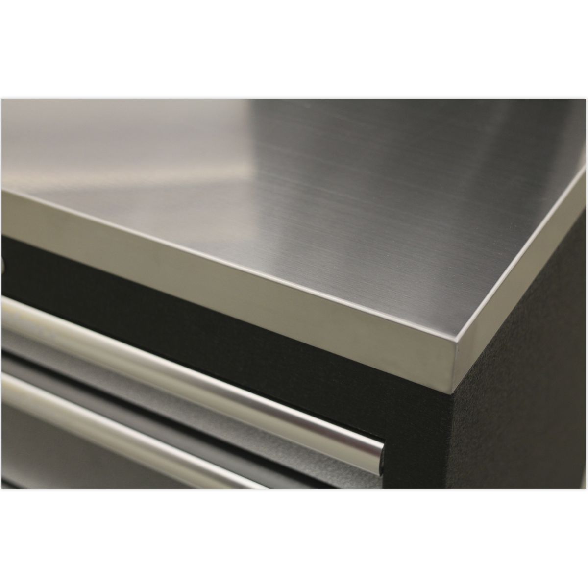 Superline Pro APMSSTACK10SS Superline PRO® Storage System with Stainless Steel Worktop 1.96m