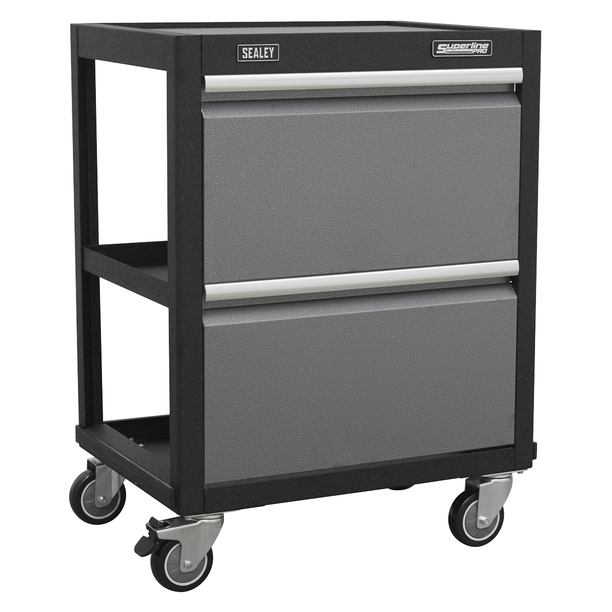 Superline Pro APMSSTACK12SS Superline PRO® Storage System with Stainless Steel Worktop 2.04m