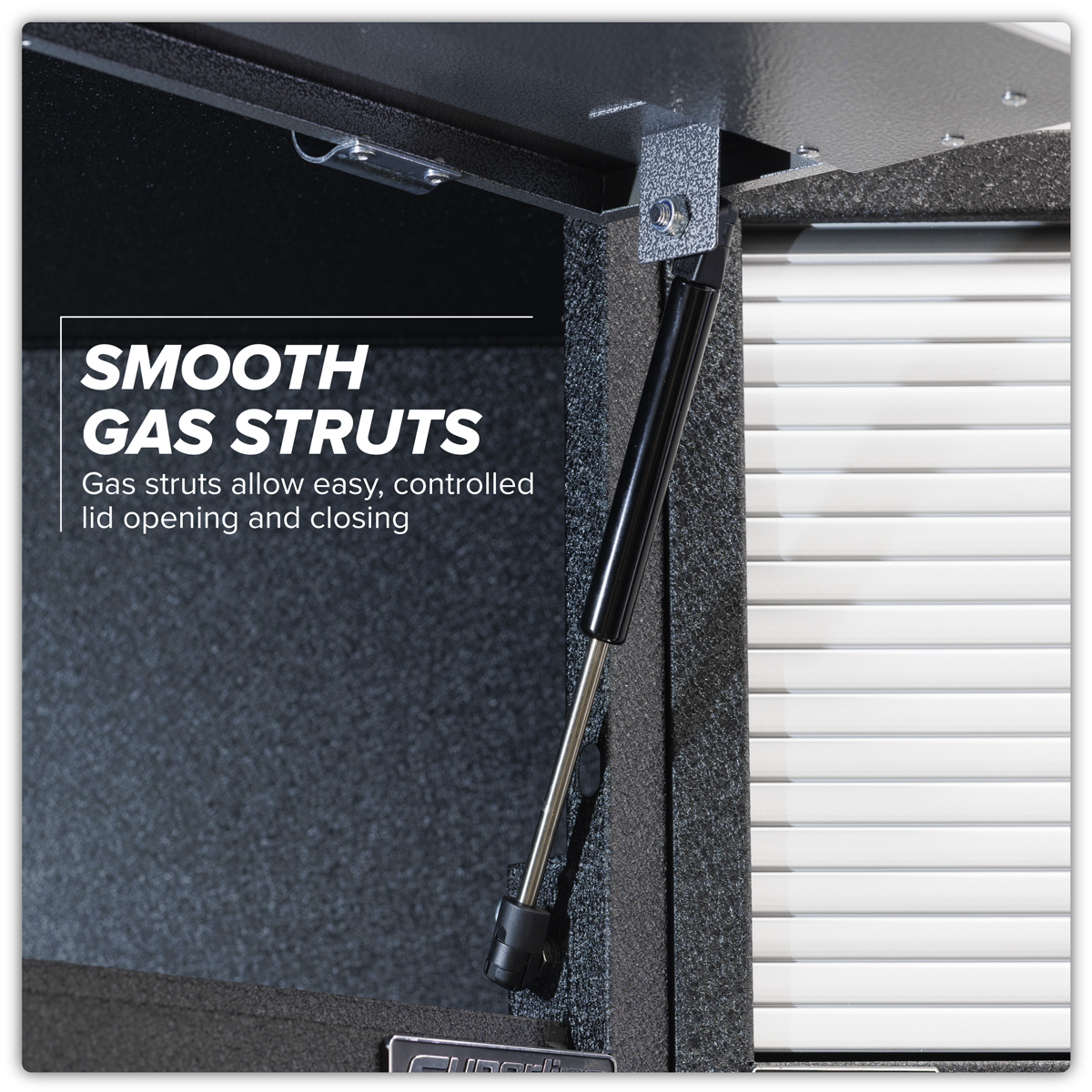 Superline Pro APMSSTACK14W Superline PRO® Modular Storage System Combo with Pressed Wood Worktop