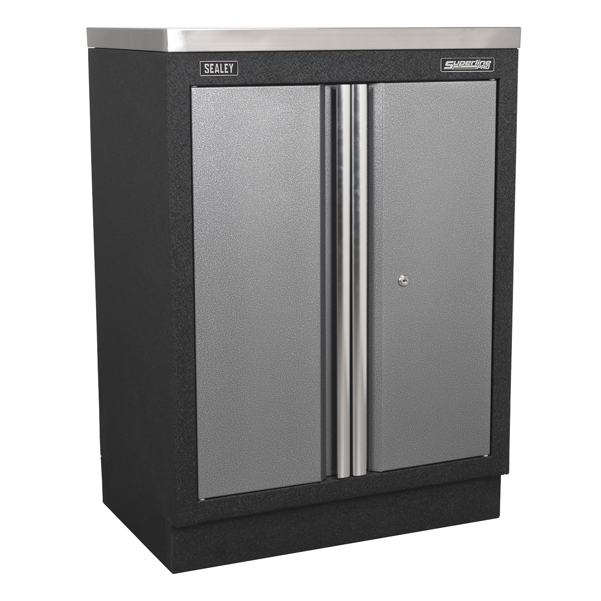 Superline Pro APMSSTACK16SS Superline PRO® Storage System with Stainless Steel Worktop 4.92m