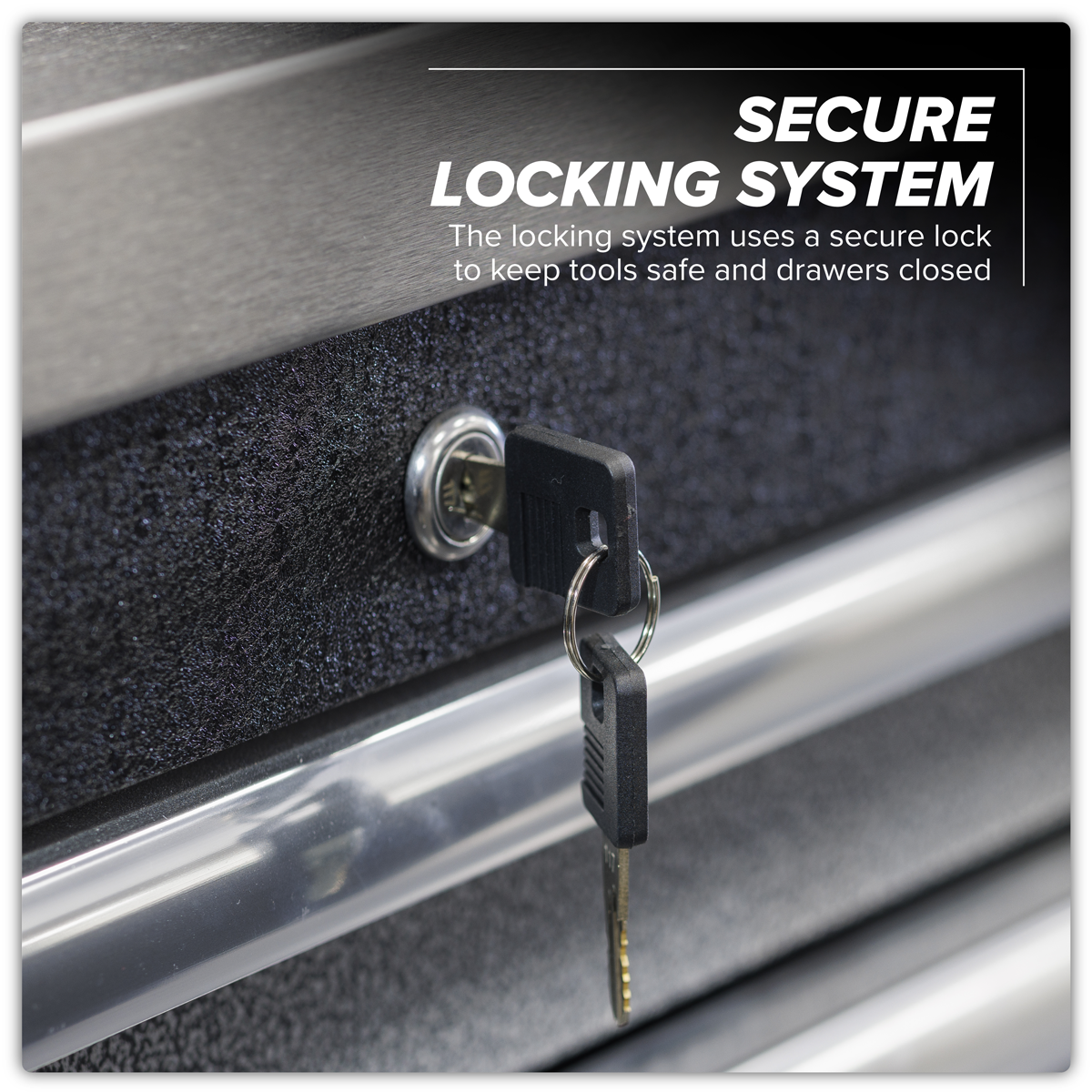 Superline Pro APMSSTACK16SS Superline PRO® Storage System with Stainless Steel Worktop 4.92m