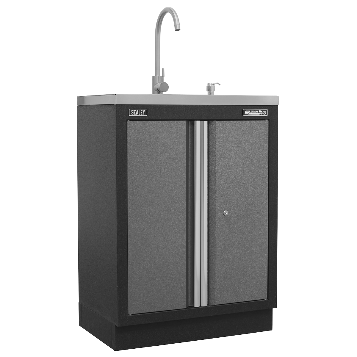 Superline Pro APMSSTACK17SS Superline PRO® Storage System with Stainless Worktop 4.92m