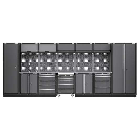 Superline Pro APMSSTACK17SS Superline PRO® Storage System with Stainless Worktop 4.92m