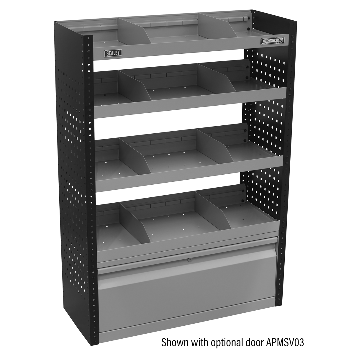 Superline Pro APMSV01 Superline PRO® Modular Flat Shelf Van Storage Unit 925mm