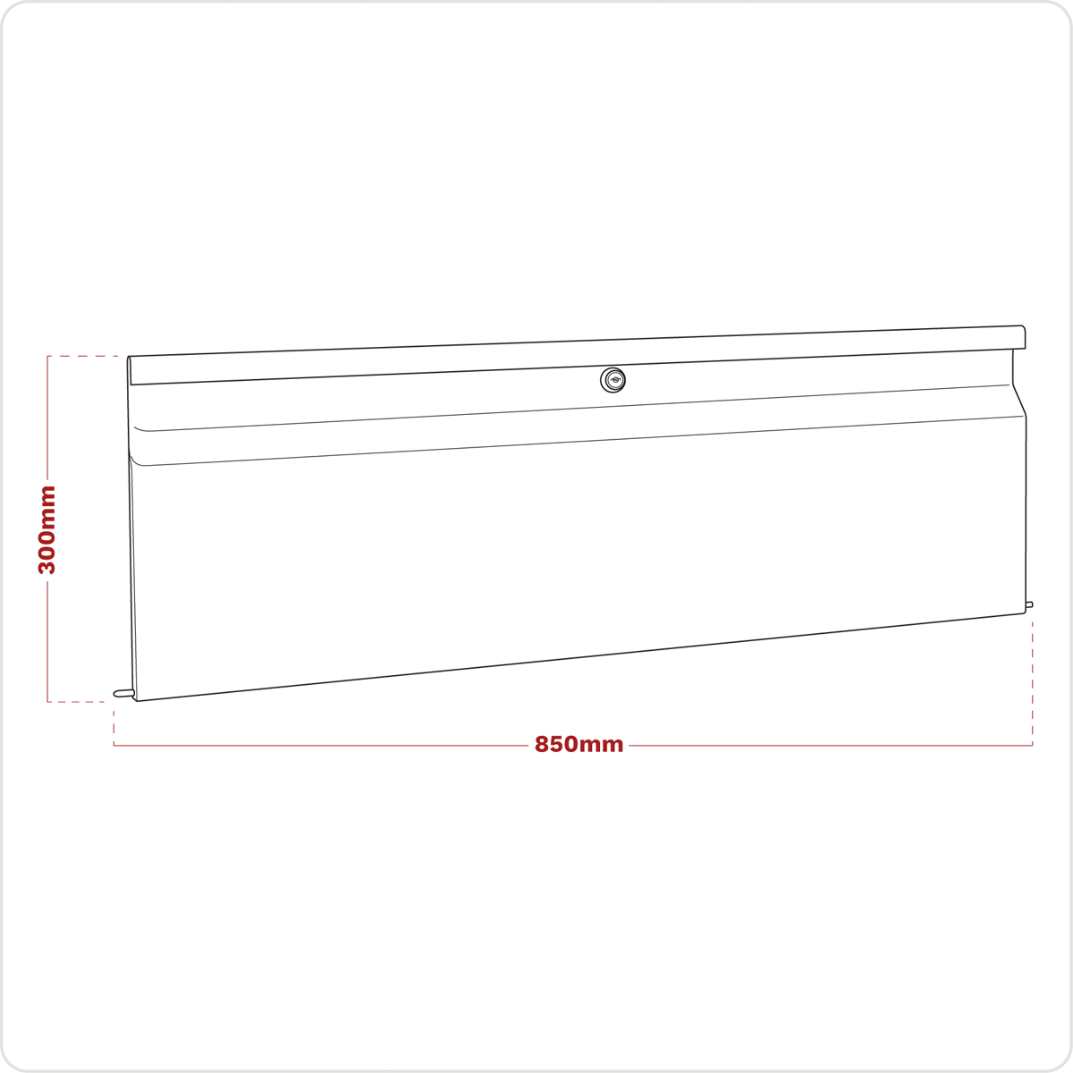 Superline Pro APMSV03 Superline PRO® Modular Lockable Storage Door 845mm