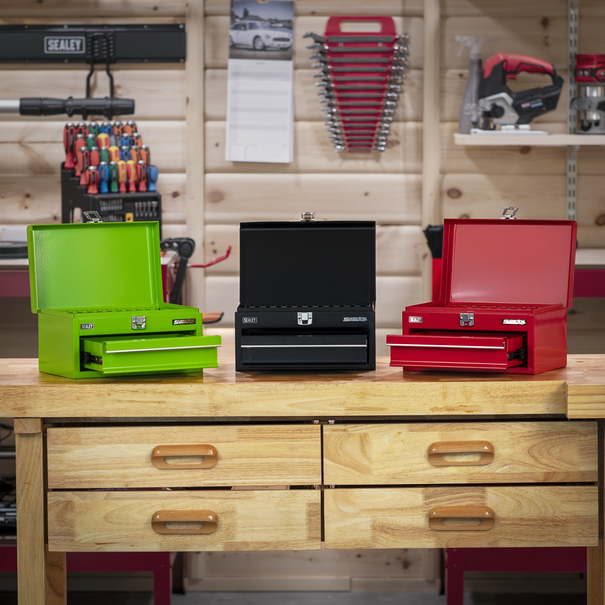 Superline Pro APMTB2 Superline Pro® Mini Toolbox with Drawer - Black