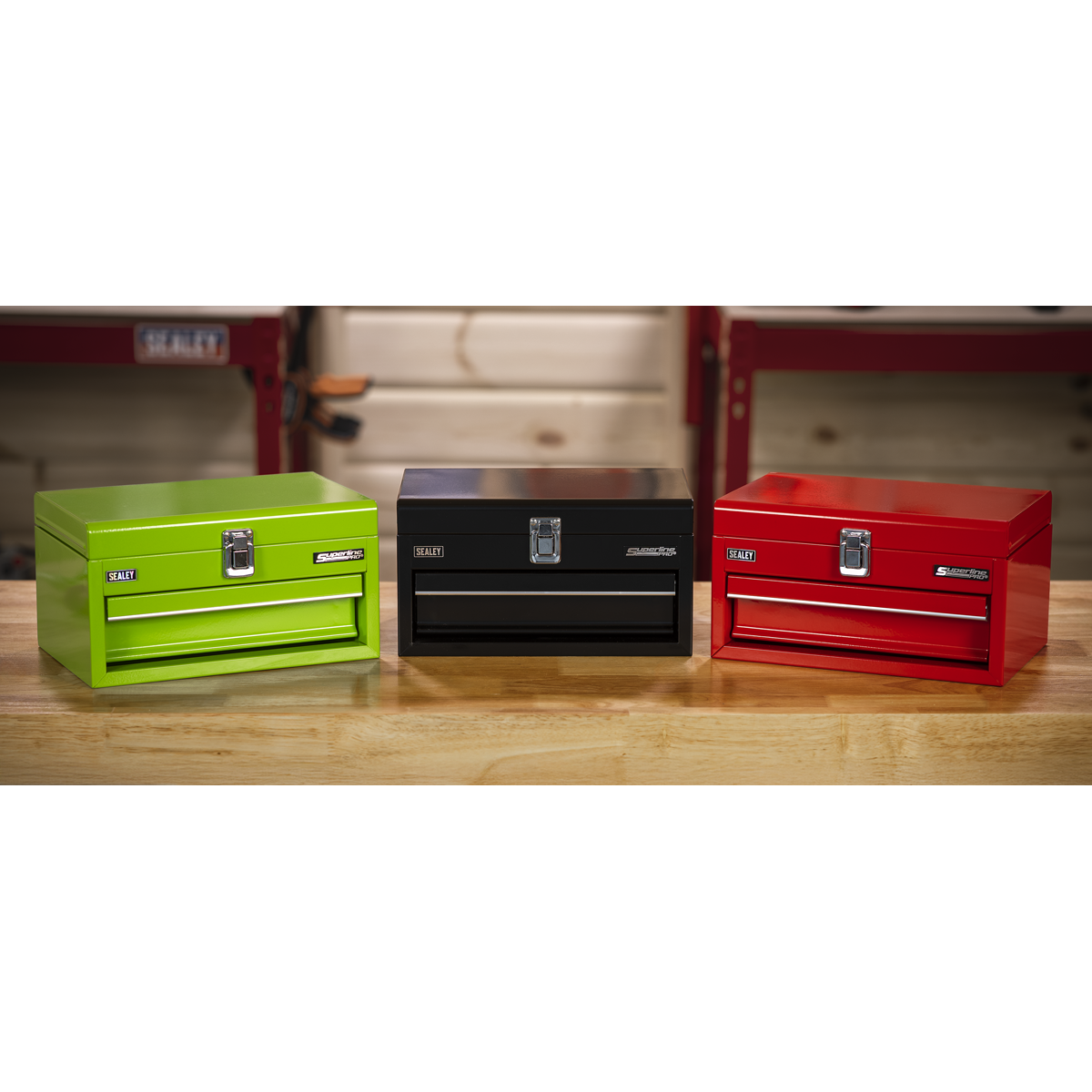 Superline Pro APMTB3 Superline Pro® Mini Toolbox with Drawer - Green