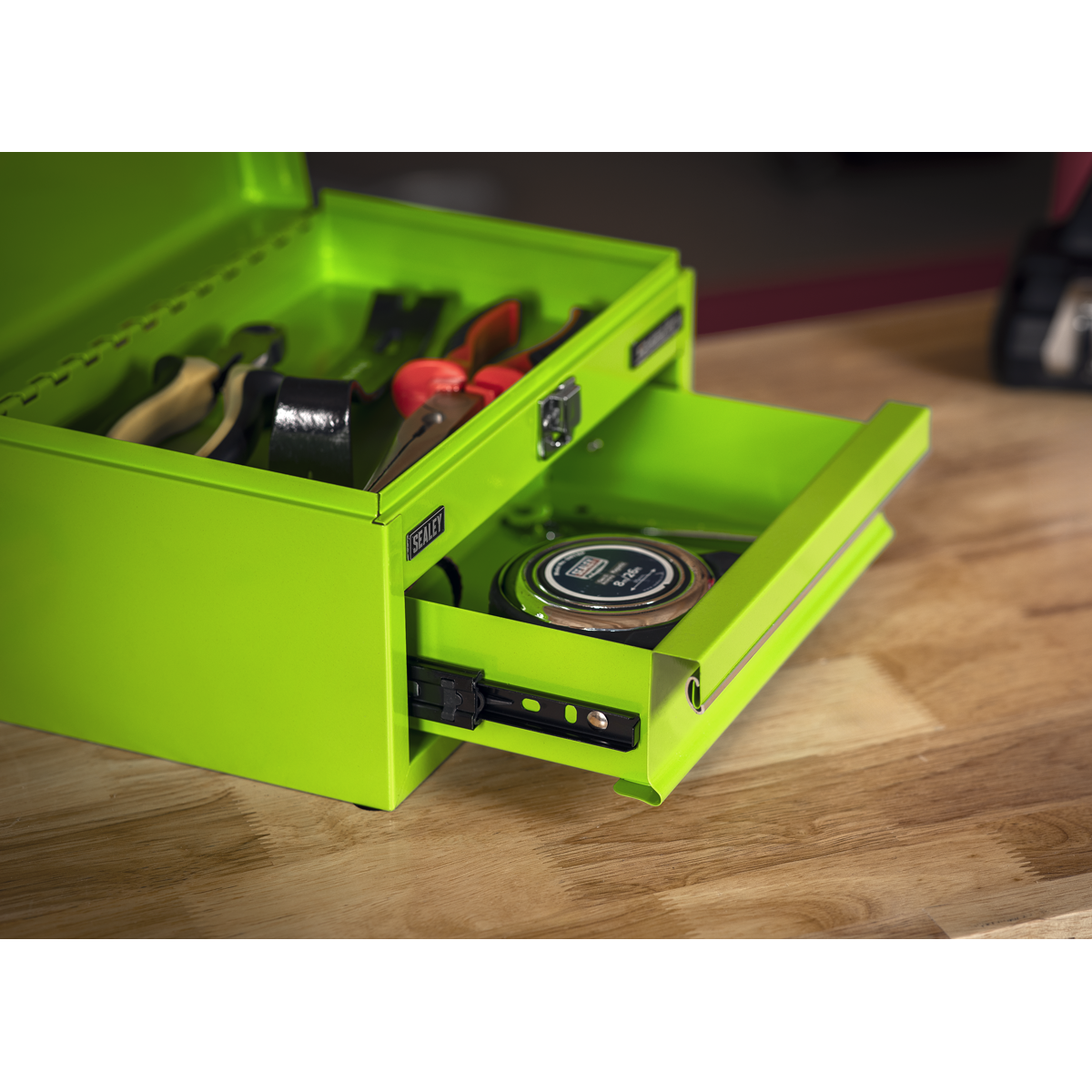 Superline Pro APMTB3 Superline Pro® Mini Toolbox with Drawer - Green