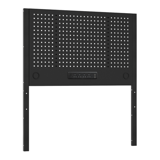 Superline Pro APMWB50PB Superline PRO® Modular Pegboard Back Panel with Power Bar 1240mm