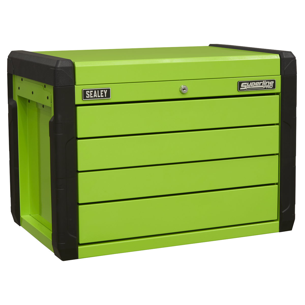 Superline Pro APPD4G Superline PRO® Push-to-Open Topchest 4 Drawer - Green
