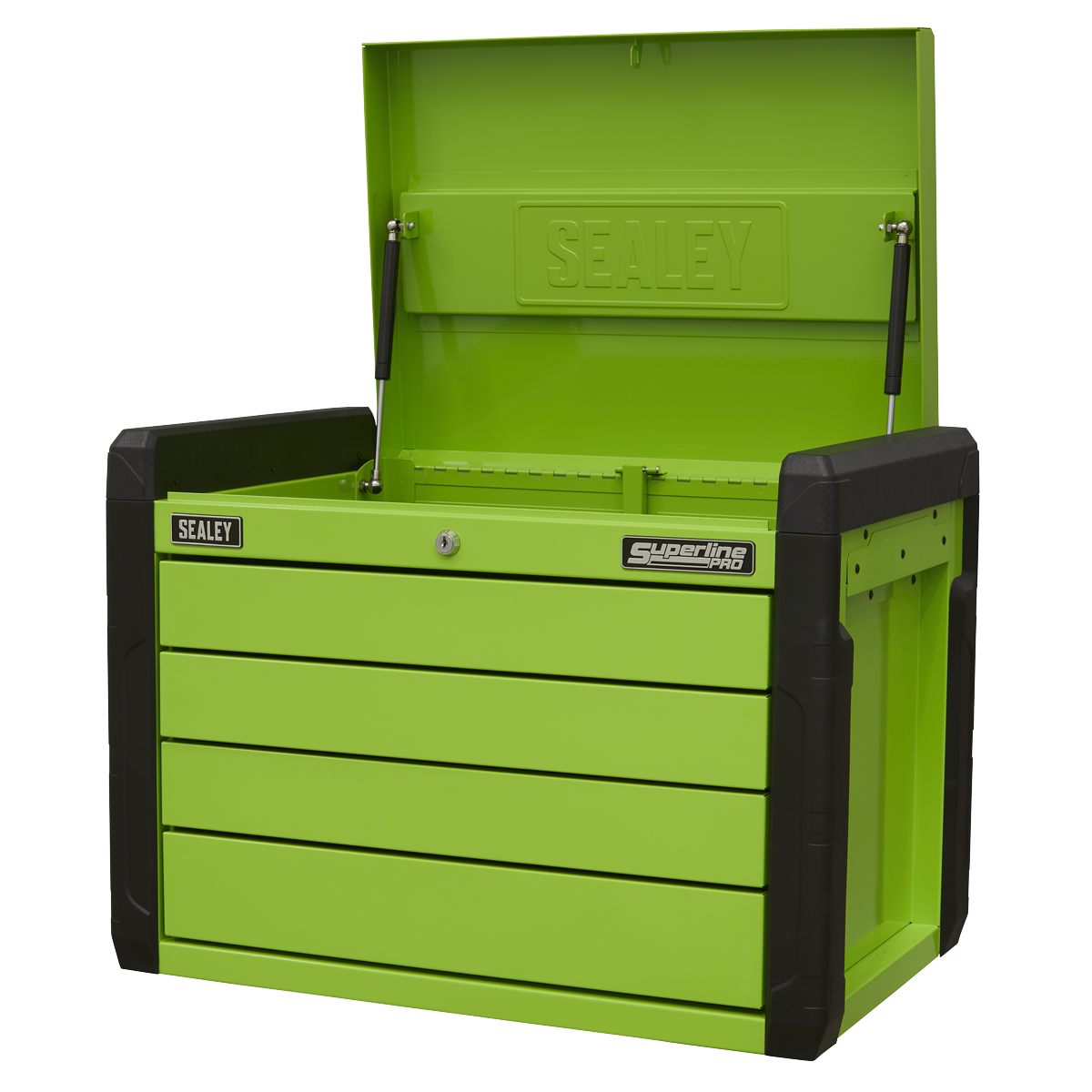 Superline Pro APPD4G Superline PRO® Push-to-Open Topchest 4 Drawer - Green