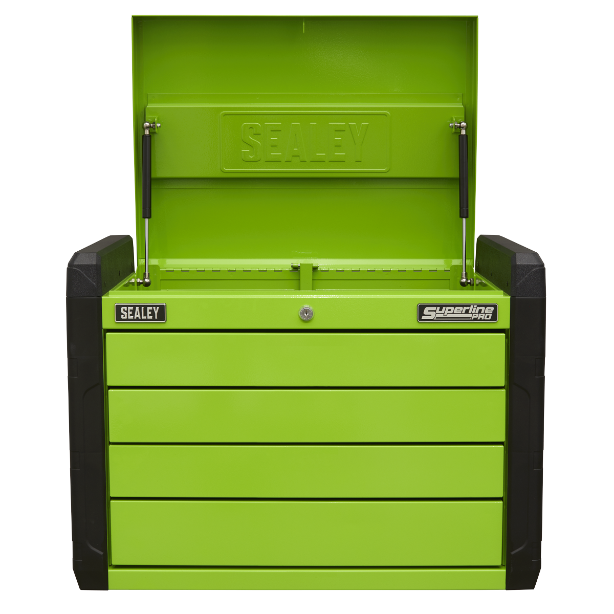 Superline Pro APPD4G Superline PRO® Push-to-Open Topchest 4 Drawer - Green
