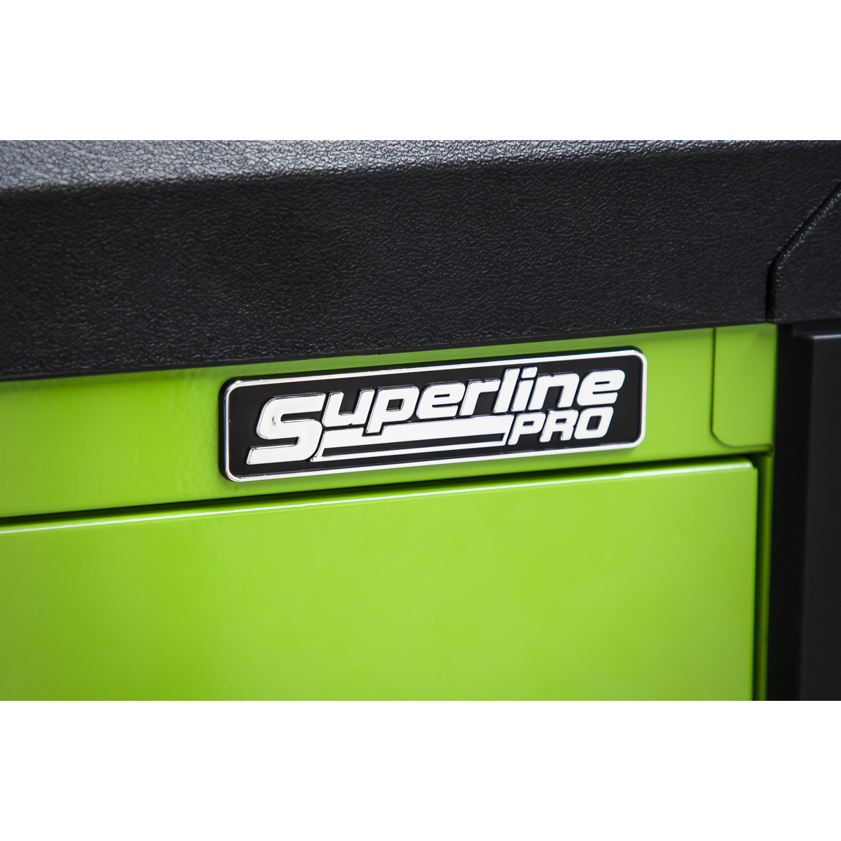 Superline Pro APPDSTACKG Superline PRO® Push-To-Open Topchest & Rollcab Combination 11 Drawer - Green