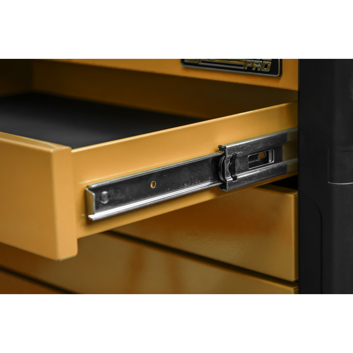 Superline Pro APPDSTACKO Superline PRO® Push-To-Open Topchest & Rollcab Combination 11 Drawer - Orange