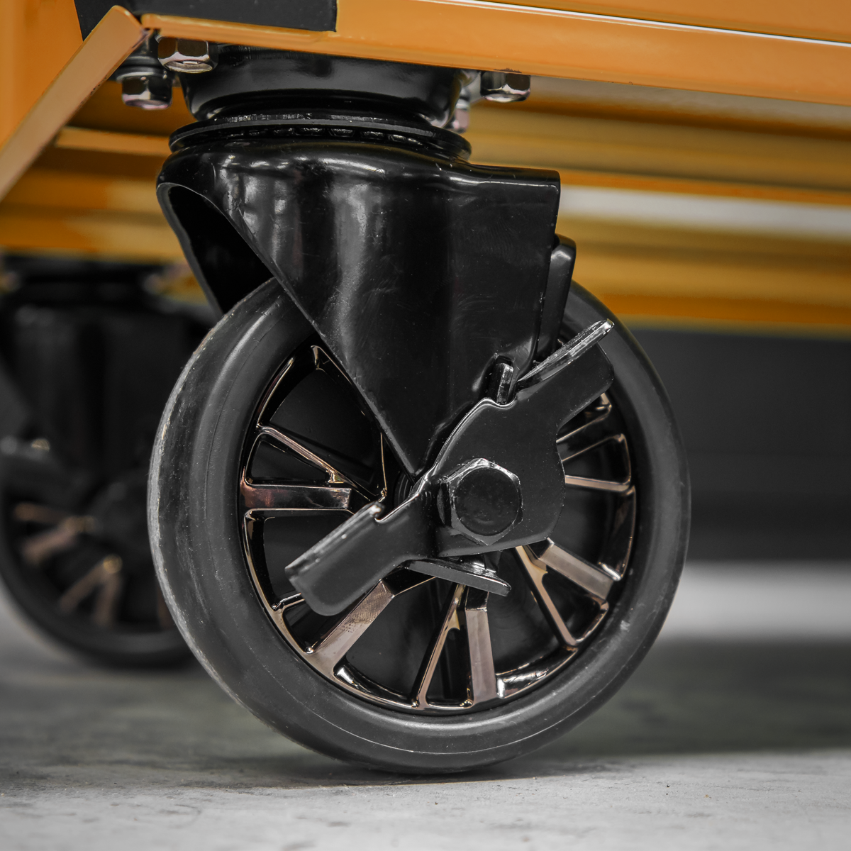 Superline Pro APPDSTACKO Superline PRO® Push-To-Open Topchest & Rollcab Combination 11 Drawer - Orange