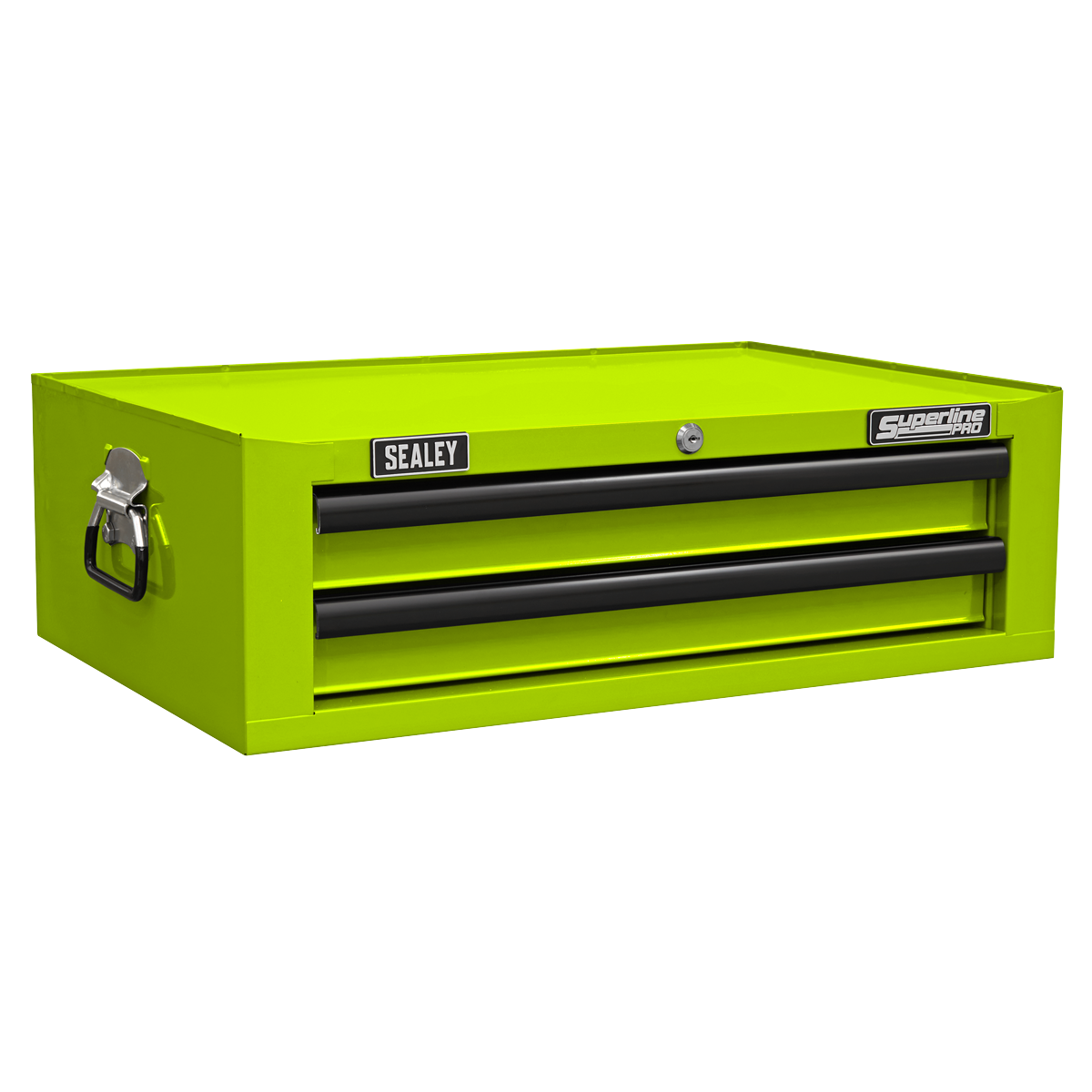 Superline Pro APSTACKTHV Superline PRO® Topchest, Mid-Box Tool Chest & Rollcab Combination 14 Drawer - Green