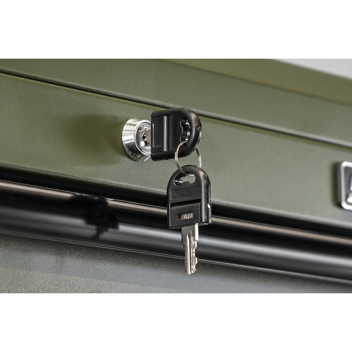 Superline Pro APSTACKTK Superline PRO® Topchest, Mid-Box Tool Chest & Rollcab Combination 14 Drawer - Khaki
