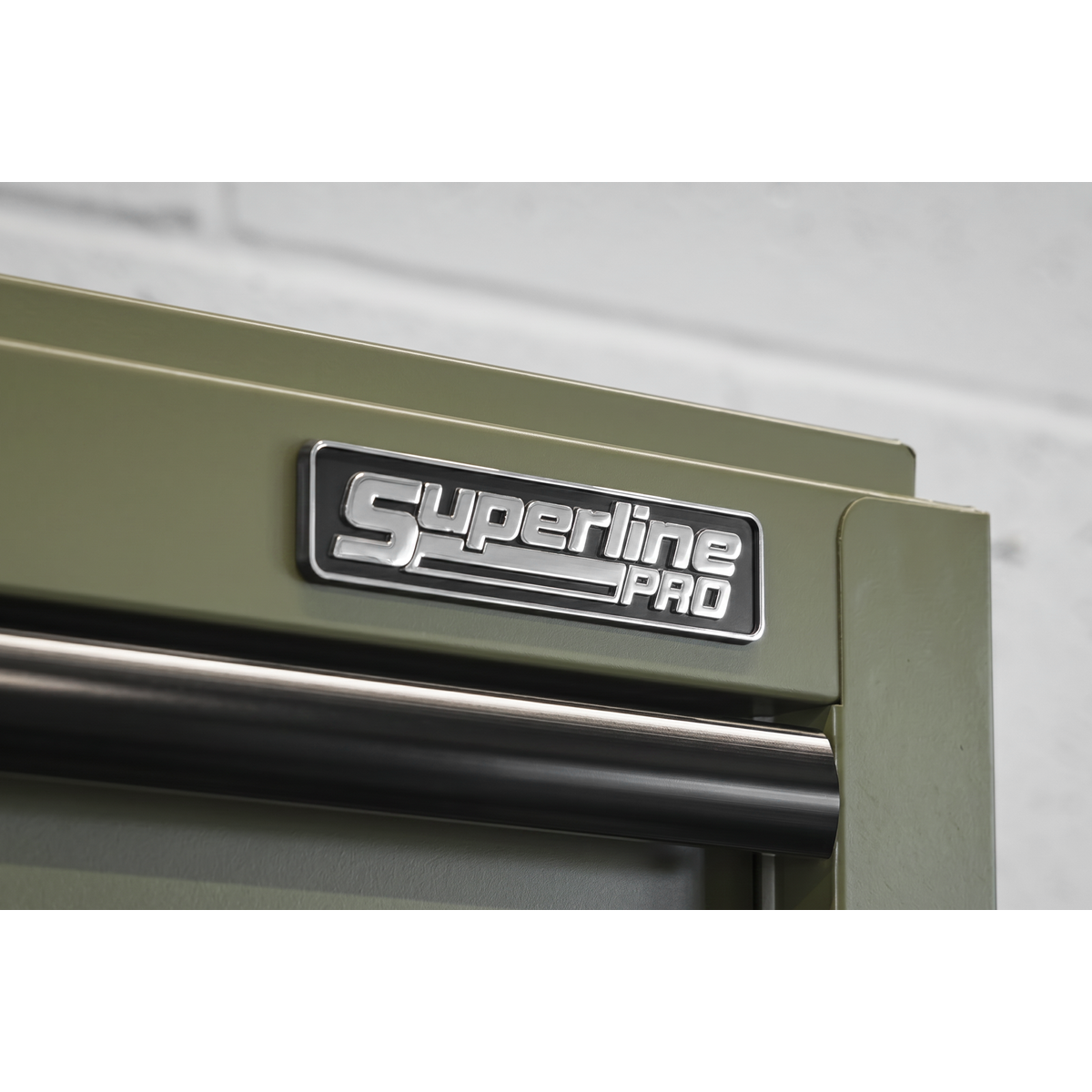 Superline Pro APSTACKTK Superline PRO® Topchest, Mid-Box Tool Chest & Rollcab Combination 14 Drawer - Khaki
