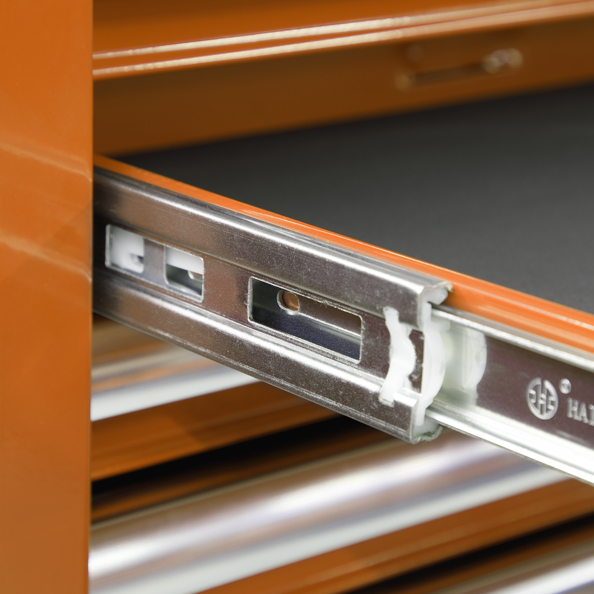 Superline Pro APSTACKTO Superline PRO® Topchest, Mid-Box Tool Chest & Rollcab Combination 14 Drawer - Orange