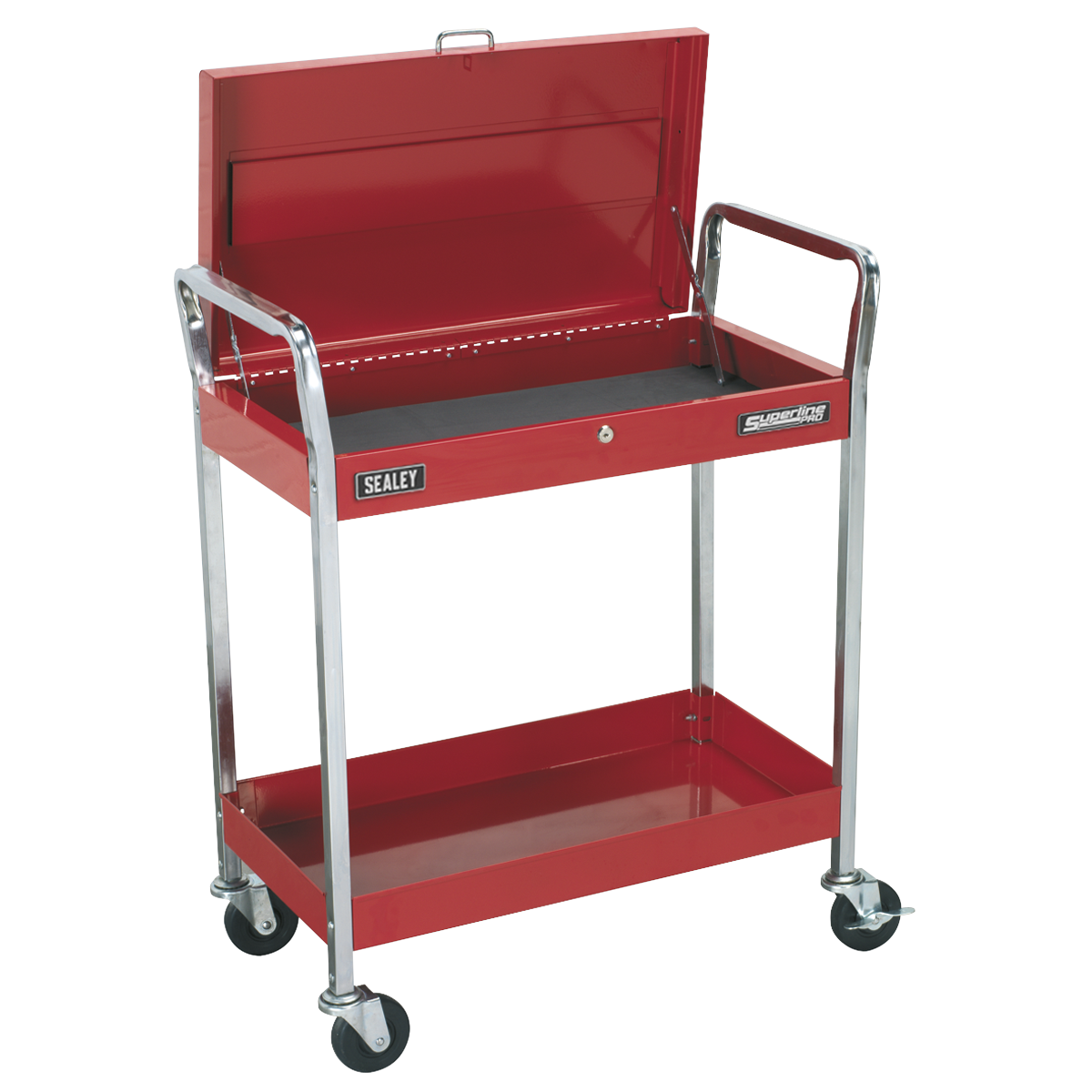 Superline Pro CX104 Superline PRO® Heavy-Duty Trolley with Lockable Top 2-Level