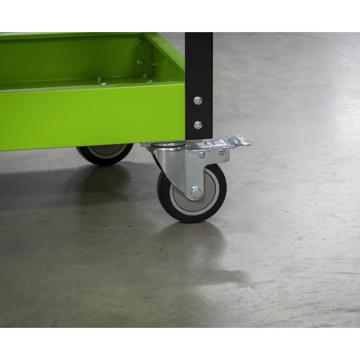 Superline Pro CX110HV Superline PRO® Heavy-Duty Workshop Trolley 3-Level - Hi-Vis Green