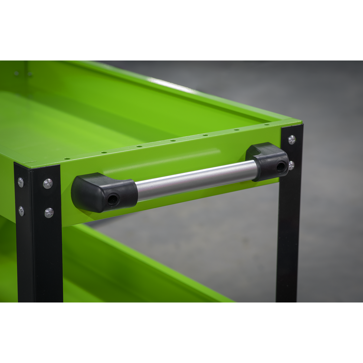 Superline Pro CX110HV Superline PRO® Heavy-Duty Workshop Trolley 3-Level - Hi-Vis Green