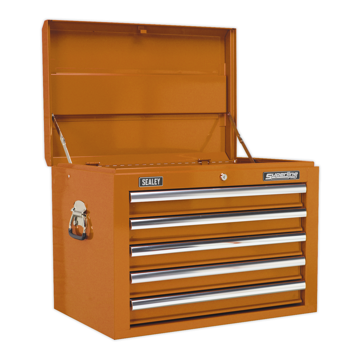 Superline Pro TBTPCOMBO4 Superline PRO® Tool Chest Combination 14 Drawer with 446pc Tool Kit - Orange