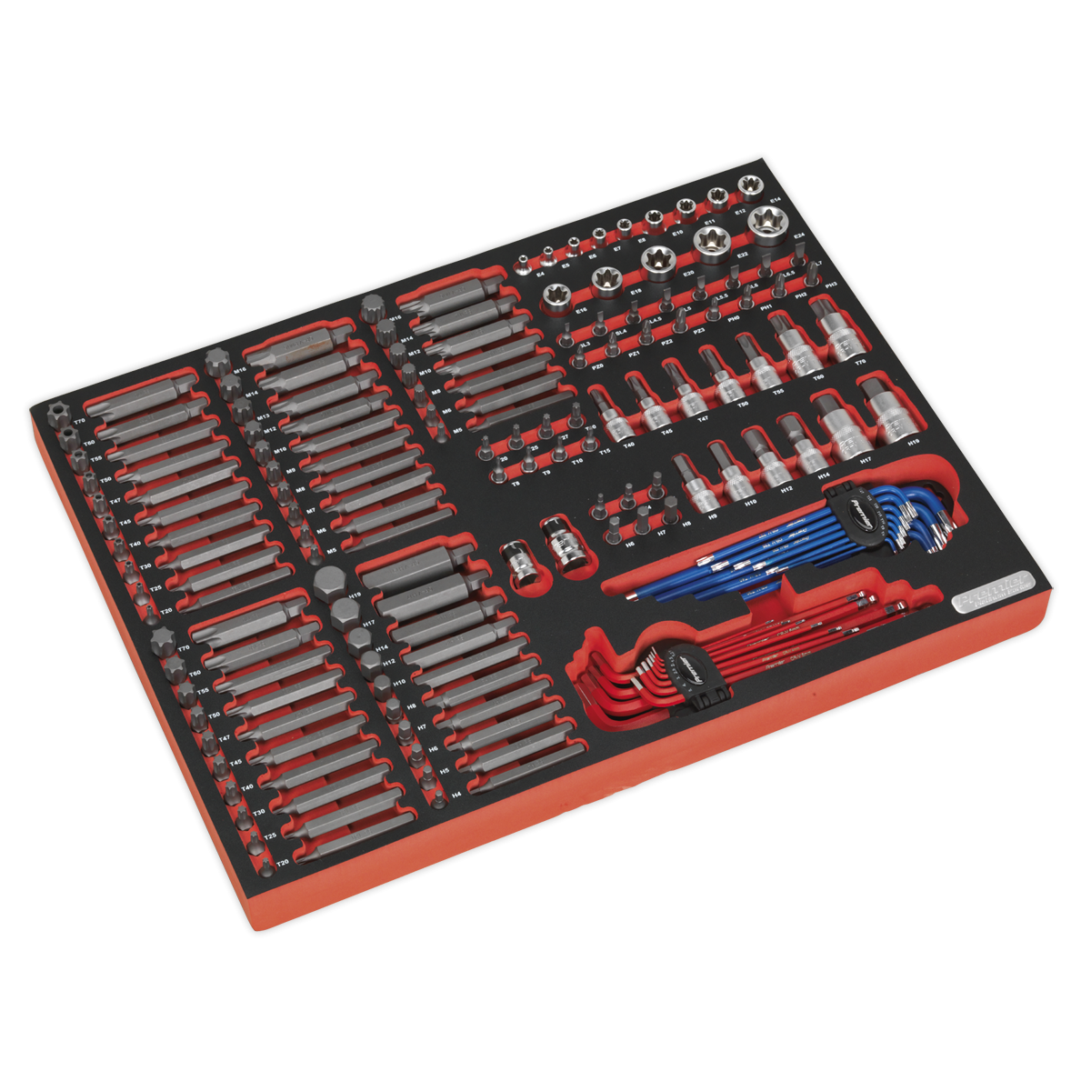 Superline Pro TBTPCOMBO4 Superline PRO® Tool Chest Combination 14 Drawer with 446pc Tool Kit - Orange