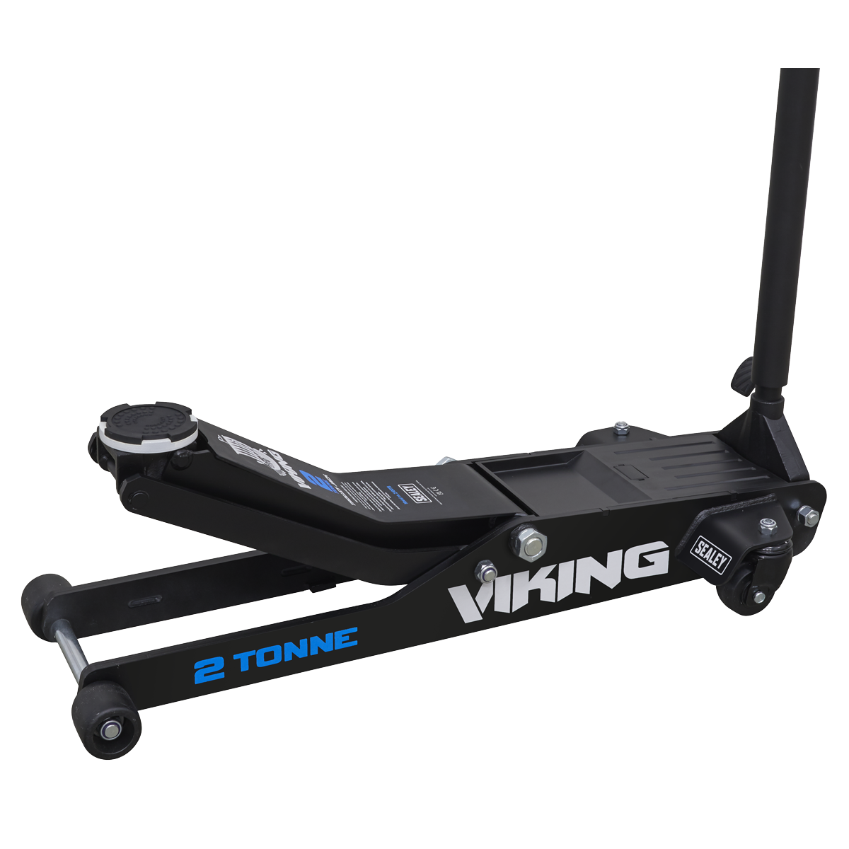 Viking 2100TB Viking Low Profile Professional Long Reach Trolley Jack with Rocket Lift 2 Tonne