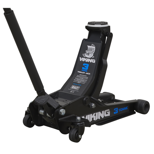 Viking 3100TB Viking Low Profile Professional Trolley Jack with Rocket Lift 3 Tonne
