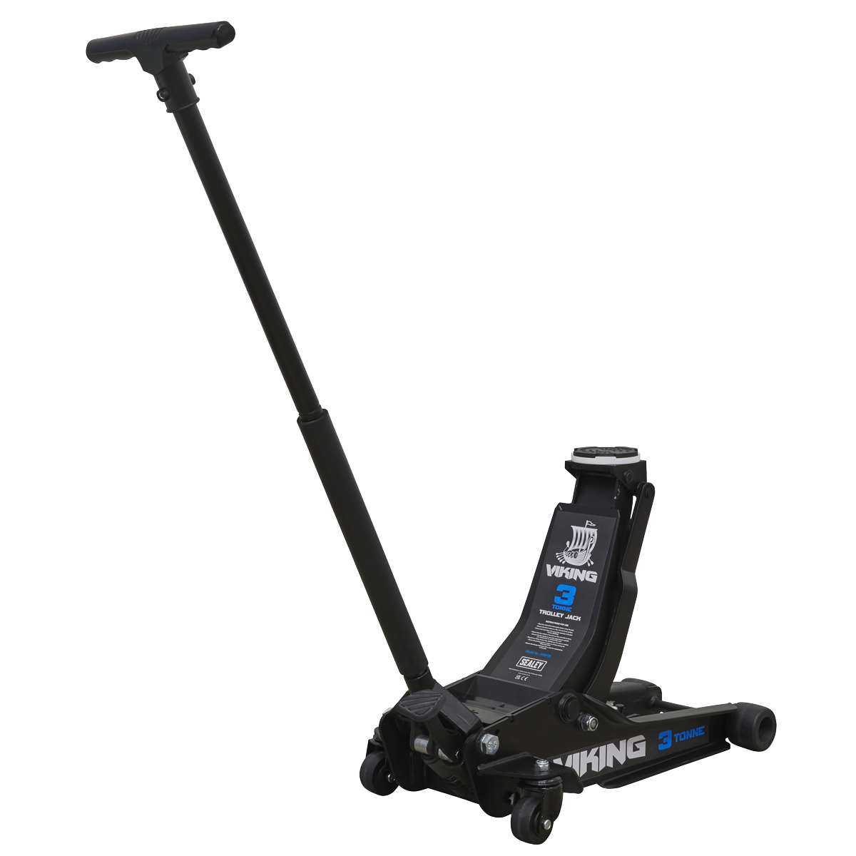 Viking 3100TB Viking Low Profile Professional Trolley Jack with Rocket Lift 3 Tonne