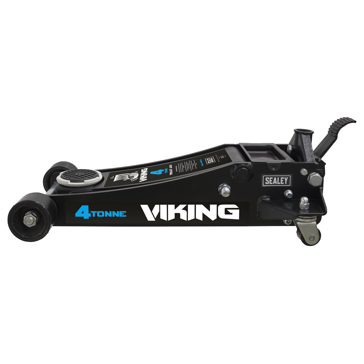 Viking 4040TB Viking Low Profile Professional Trolley Jack with Rocket Lift 4 Tonne