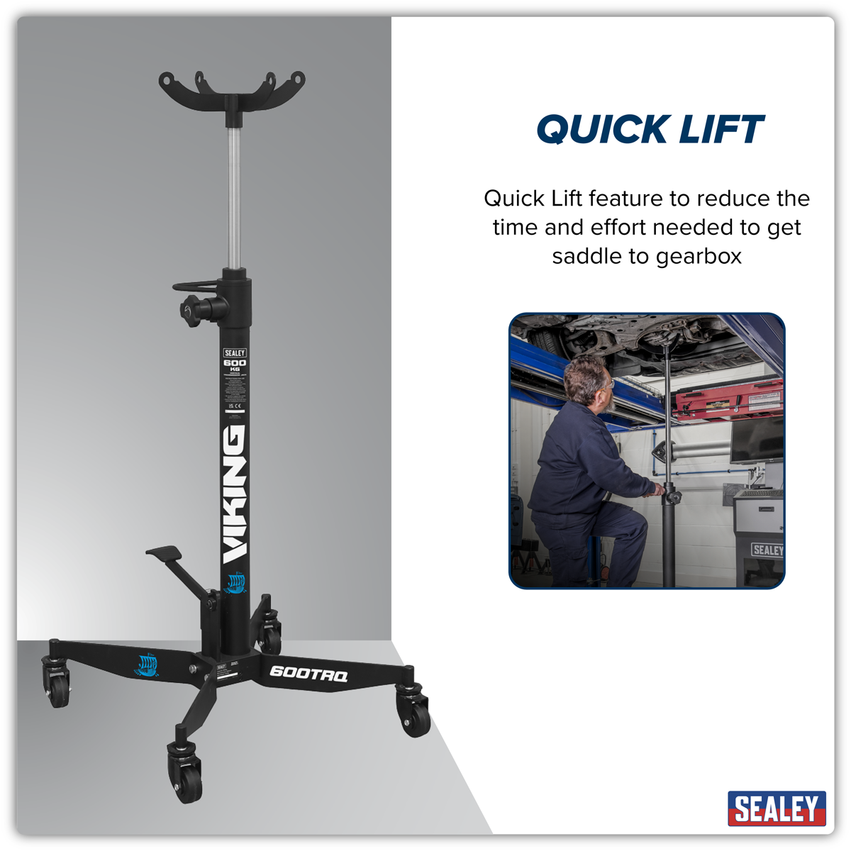 Viking 600TRQ Viking Vertical Transmission Jack with Quick Lift 600kg
