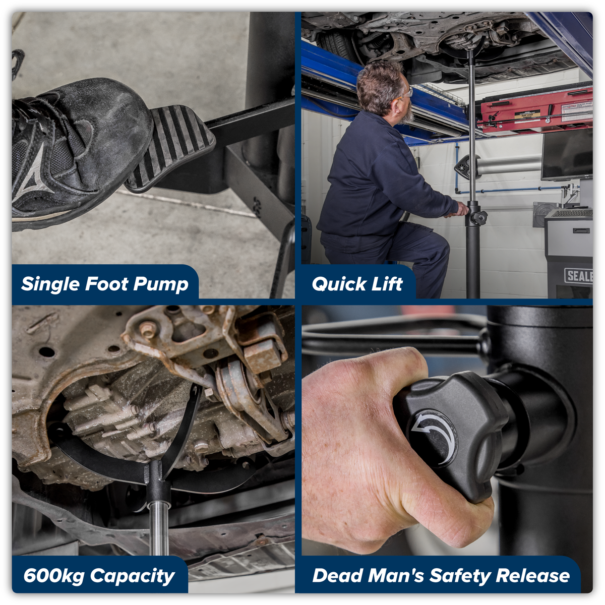 Viking 600TRQ Viking Vertical Transmission Jack with Quick Lift 600kg