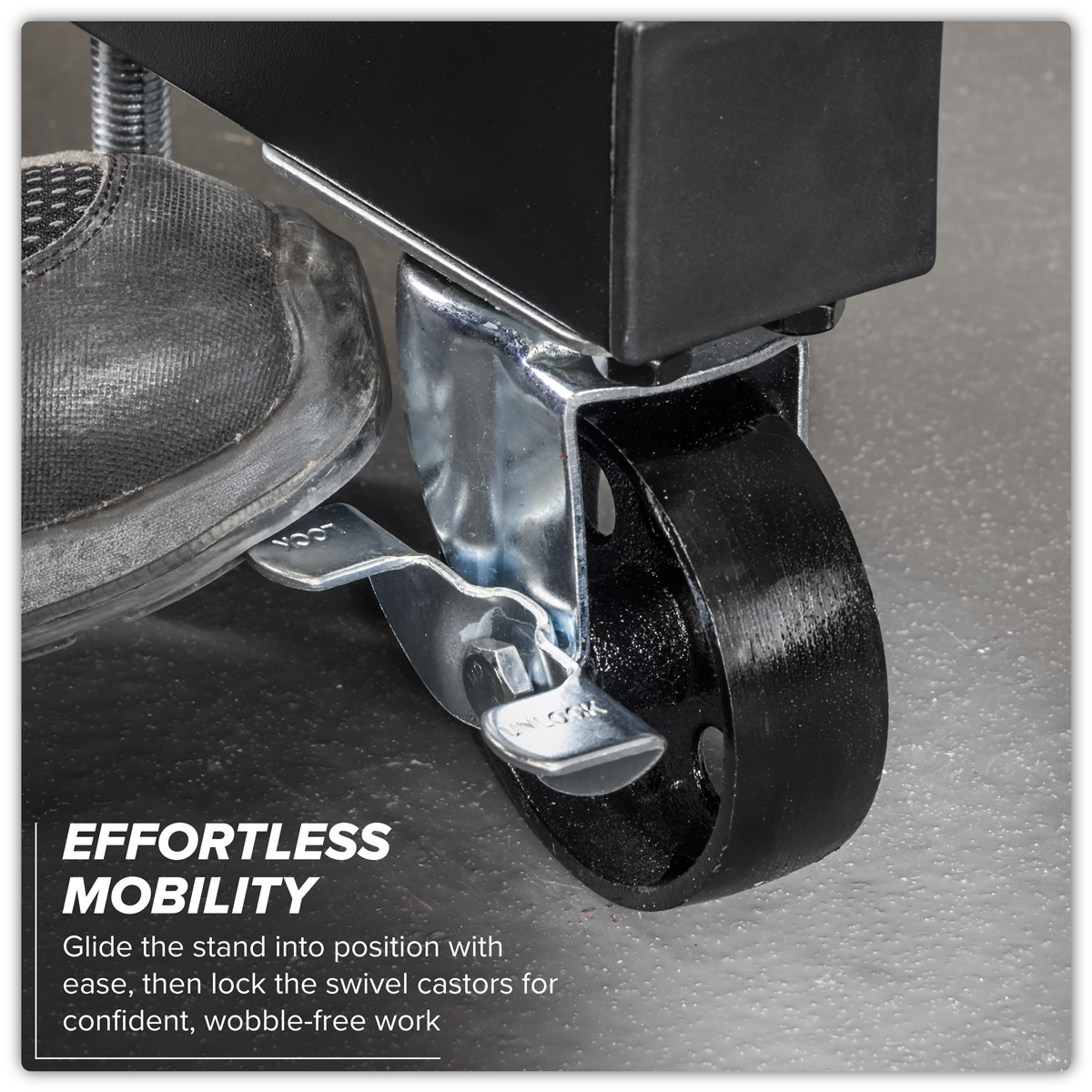 Viking ES680DS Viking Folding 360º Rotating Engine Stand with Geared Handle & Drain Pan