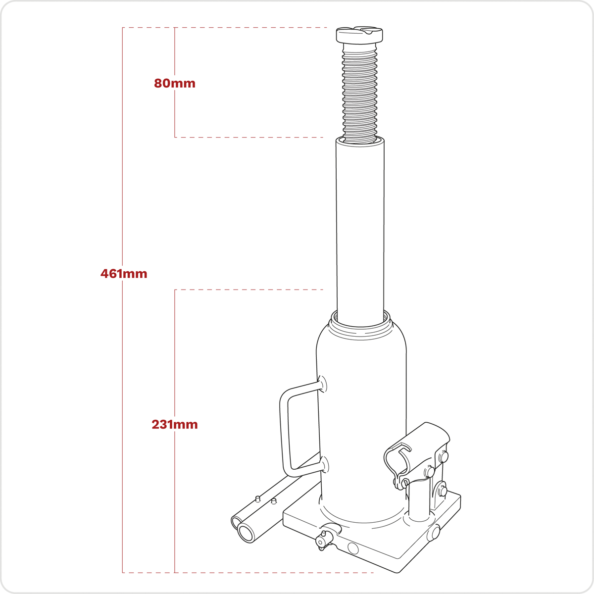 Viking PBJ10S Viking Bottle Jack 10 Tonne