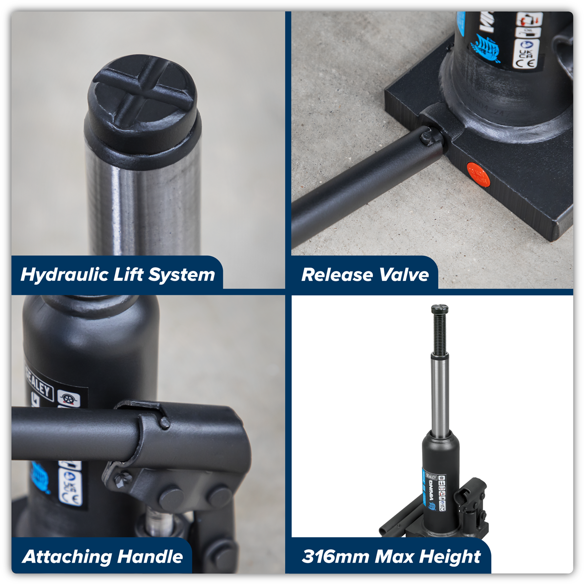 Viking PBJ2S Viking Bottle Jack 2 Tonne