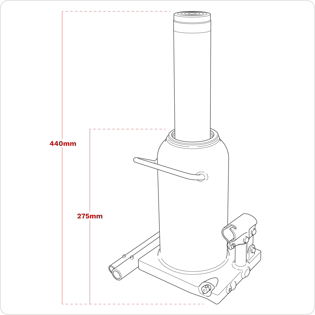Viking PBJ30S Bottle Jack 30 Tonne