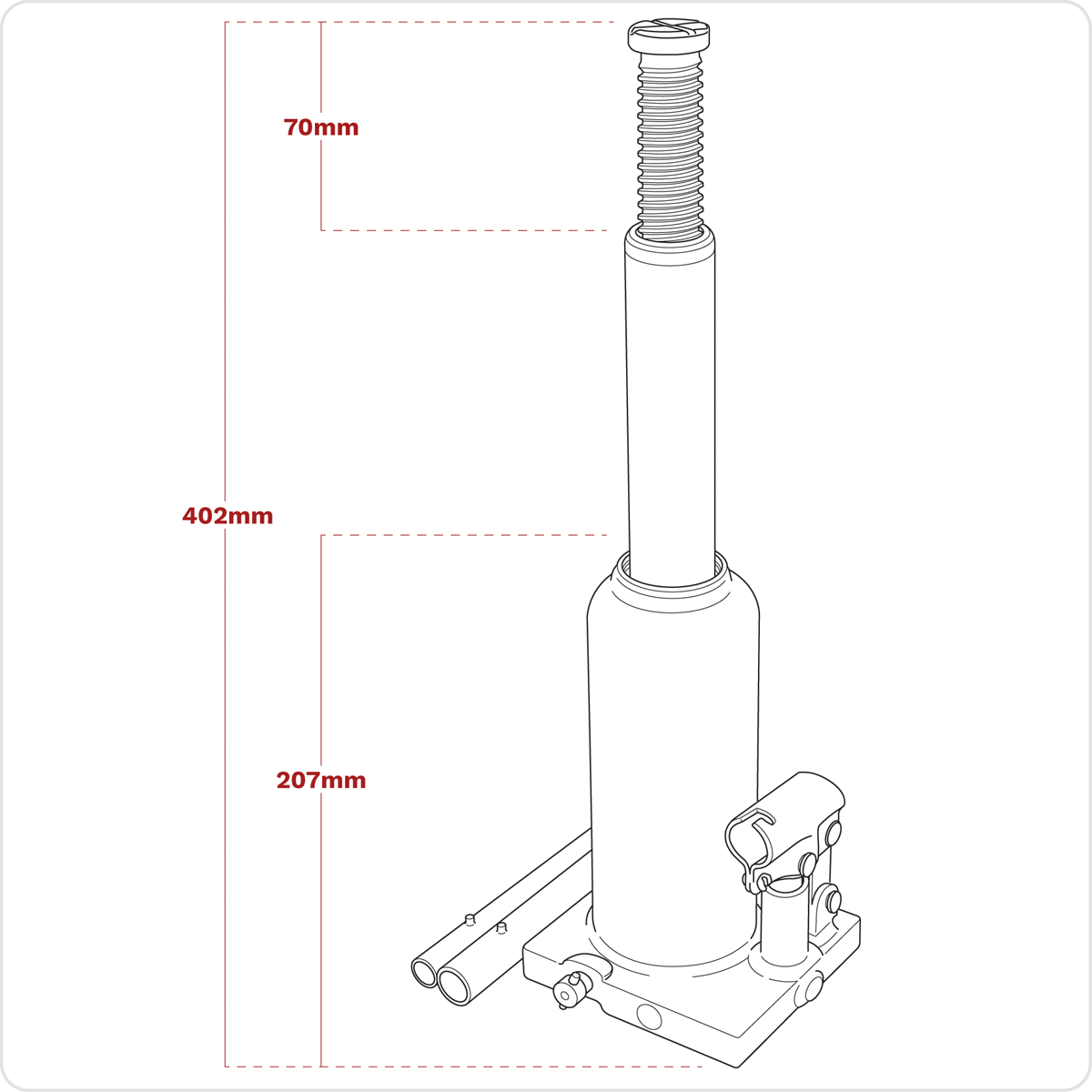 Viking PBJ5S Viking Bottle Jack 5 Tonne